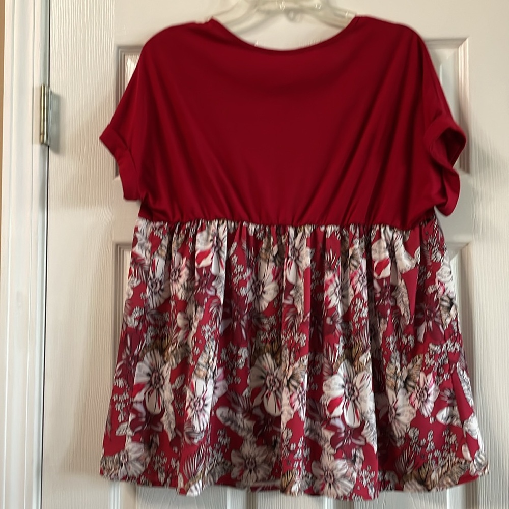 ❤️ 5/$25 - Baby doll blouse - Sz L - Picture 5 of 6